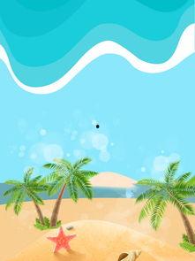 海边吃瓜模板,瓜果飘香，尽享悠闲时光